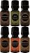 EARTH 100% Pure Essential Oil 6 Set- (Frankincense, Patchouli, Myrrh, Cedarwood, Pine & Meditation synergy blend)- 6/ 10 ml