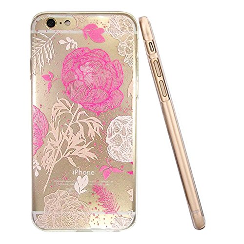 Iphone 6s plus case, ironsnow ultra thin clear art patt…