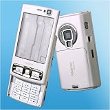 FREE Screwdrivers + SILVER KEYPAD! New PURE WHITE FULL Housing /Facia /Fascia /Cover/ Case/ Faceplate for Nokia N95 8GB (More than 60% DISCOUNTS!!!)