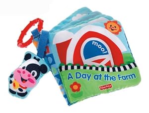 Mattel M4060-0 Fisher-Price - Libro activity de la granja, con separalibros blando