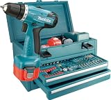 Makita 6271DWAET2 Akku-Bohrschrauber Set 55tlg., 2 Gang, 2 Akkus, 2,0Ah