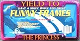 License Plate Frame - Yield to the Princess