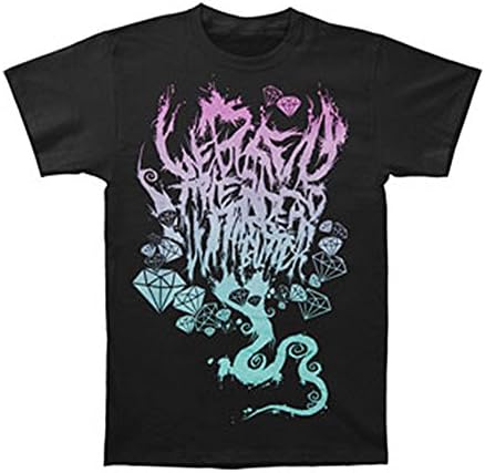 We Butter The Bread With Butter Men's Diamonds T-shirt Large Black