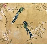 Wallpaper Depicting Two Birds (Print On Demand)
