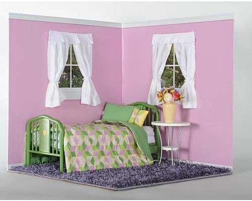 American Doll Room Pink with White