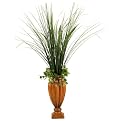 Tall Faux Grass in Tall Vase- Green
