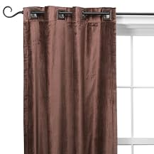 City Velvet Window Panel - Copper