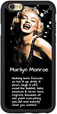 Marilyn Monroe Iphone 6 Case,Marilyn Monroe Quotes Cover for Iphone 6/6s 4.7 Inches TPU Case