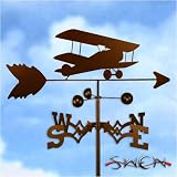 Outdoor Living : AIRPLANE - BI WING Weathervane