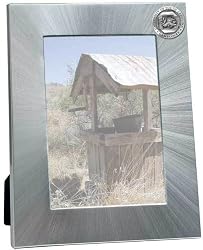 Kansas Jayhawks Brushed Aluminum Photo Frame Medium 4x6 - NCAA College Athletics