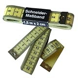 1 Schneider - Ma&szlig;band / Bandma&szlig;, 150 cm gelb, Schneiderma&szlig;band, 0037 - Hilp