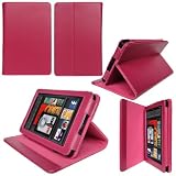 Kindle Fire Lightweight Folio Case (Dark Pink) with Stand by Supcase (TM)-WY122