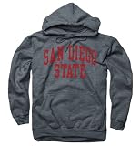 San Diego State Aztecs Dark Heather Arch Hooded Sweatshirt