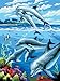 Royal & Langnickel PJS24 Painting by Numbers Junior Small Art Activity Kit, Dolphins