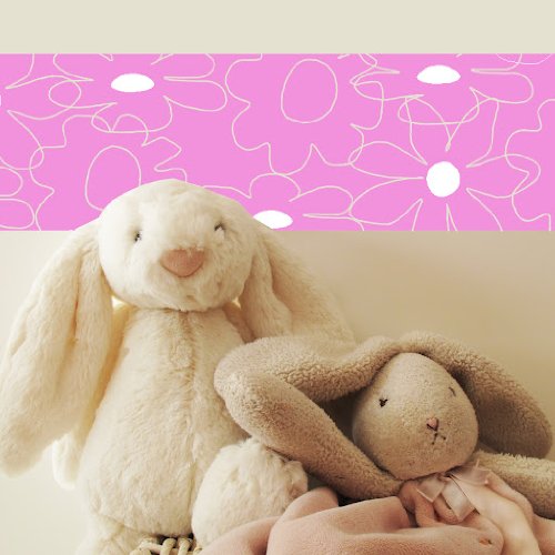 Imagen principal de Cenefa infantil MARGARITAS ROSAS