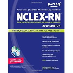 Kaplan NCLEX-RN Exam 2010 with CD-ROM: Strategies for the Registered Nursing Licensing Exam