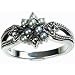 Star Gaze Silver Natural Seed Pearl Ring - Dahlia Vintage Collection