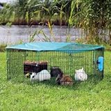 natura Outdoor run f. young animals with net, 6 elements of 58 � 38 cm