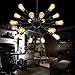 UNITARY Brand Vintage Metal Large Chandelier with 18 Lights Painted Finish
