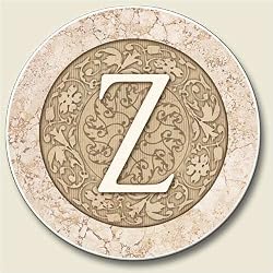 Monogram "Z", Auto Coaster - Coaster for Your Car
