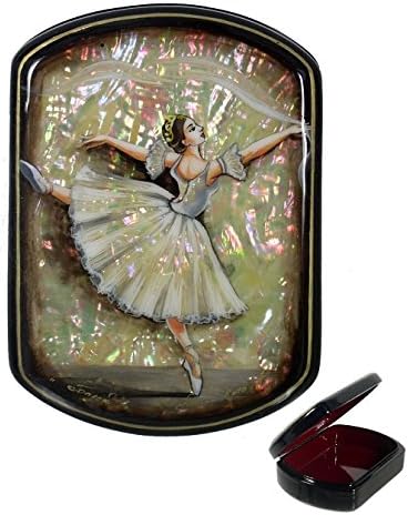 Russian Lacquer Box BALLERINA #3784