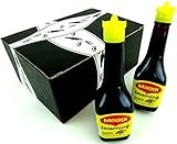 Maggi Seasoning Sauce, 3.38 oz Bottles in a Gift Box (Pack of 2)