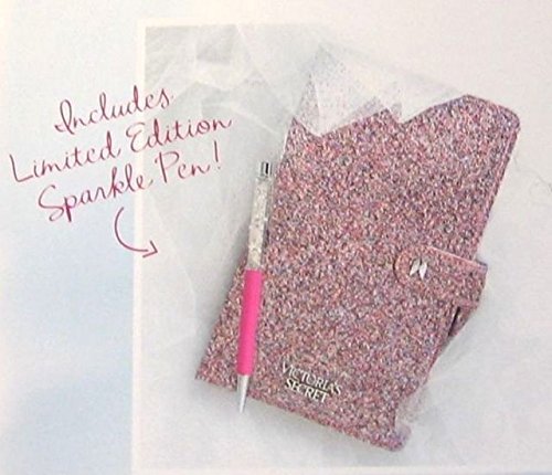 Victoria s Secret Pink Glitter Diary Journal Notebook w/ Sparkle Pen