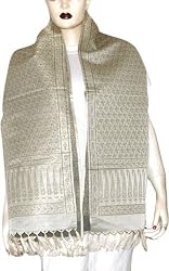 Scarfs for Women Brocade Silk Outerwear 22 x 72 inches