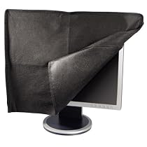 Hama Dust Cover For 20"/22" Widescreen Lcd Monitors "Antistatic", Black
