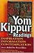 Books : Yom Kippur Readings: Inspiration, Information And Contemplation