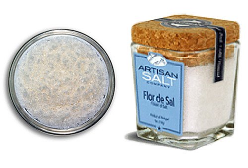 Flor De Sal Artisan Cork Jar 5 Oz by Crystal Sea Salt