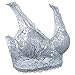 FUNOC New Womens Wire Free Yoga Sports Leisure Lace Vest Crop Top Sleep Padded Bra