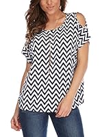 Fleur Bleue Top Anna (Azul / Blanco)