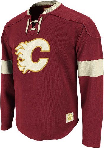 Calgary Flames Reebok Vintage NHL Retro Sport Jersey
