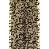 IMAGE OF Sahara Tiger Animal Print Rug Size: 24