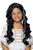 Child Glamorous Princess Black Wig