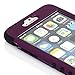 iPhone 6 Plus Case, oneCase™ Hybrid High Impact Heavy Duty Dual Layer Hard PC Outer Shell with Soft Rubber Inner Armor Defender Case Cover for Apple iPhone 6 Plus 5.5 inch Screen with Screen Protector & Stylus (3 Piece-Purple/Black)