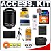 Nikon 55-200mm f/4-5.6G ED IF AF-S DX VR [Vibration Reduction] Zoom Nikkor Lens + Transcend 2GB 133x SecureDigital (SD) Memory Card + Nikon SLR Gadget Bag + Spare EN-EL9 Replacement Battery + 57-inch Tripod - Accessory Kit for Nikon D40, D40x & D60 Digital SLR Cameras