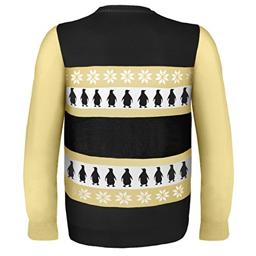 Pittsburgh Penguins NHL "One Too Many" Wordmark Christmas Ugly Sweater