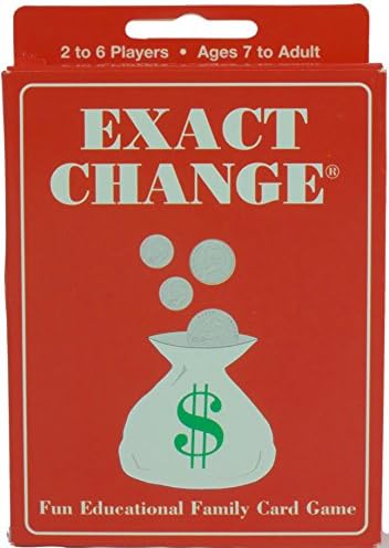 Exact Change Kids Learning Game - Award Winning Learning Money Game for Kids Ages 4-8 - Kids Card Game - Made in The USA -