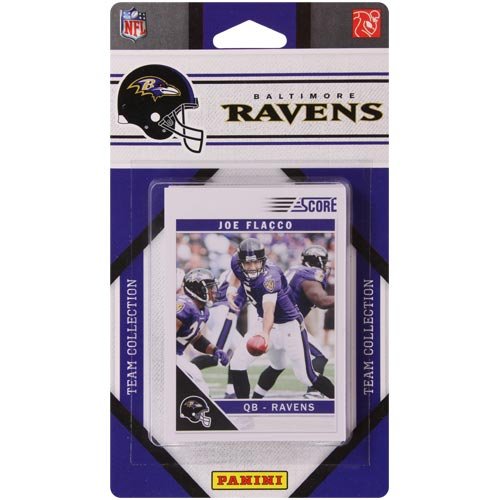 2011 Score Baltimore Ravens Factory Sealed 13 Card Team Set. Players Include Anquan Boldin, Derrick Mason, Ed Reed, Haloti Ngata, Joe Flacco, Michael Oher, Ray Lewis, Ray Rice, Terrell Suggs, Todd Heap, Jimmy Smith, Tandon Moss and Torrey Smith.