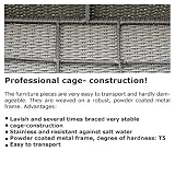 Fachhandelpro XXL WICKER RATTAN LOUNGE GARDEN FURNITURE - 20 Pieces