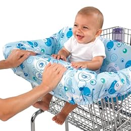 Bright Starts Cozy Cart Cover - Calypso Blue