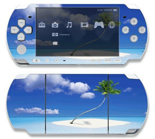 Welcome To Paradise Decorative Protector Skin Decal Sticker for Sony Playstation PSP Slim / PSP 3000