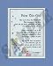 Bless This Child (male) 8x10 Poem, Double Matted in Light Blue/White