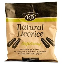 RJ's Soft Black Licorice 10.6 Ounce Bag