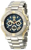REACTOR Men's 75103 Critical Mass Chronograph Blue Dial Two-Tone Watch