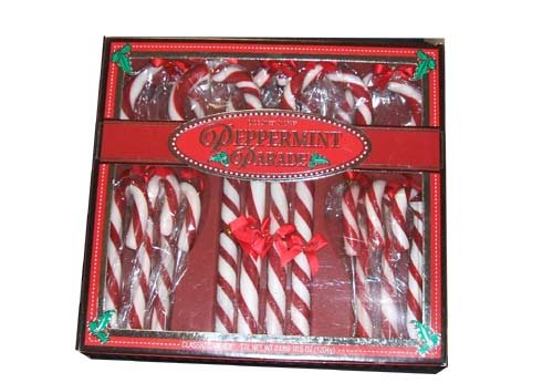 Childrens Toyshop  Gourmet Food : Olde Sweet Shoppe Peppermint Parade Old Fashioned Peppermint Candy Canes Gift box