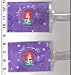 Search : Set of 2 Luggage Tags Made with Disney Little Mermaid Ariel Purple Fabric