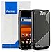 Everydaysource For Samsung Exhibit 2 4G T679 TPU Case , Frost Black S Shape